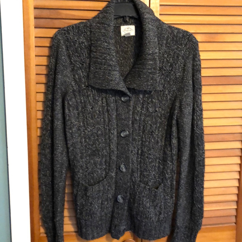 At John’s Bay button front chunky cardigan
